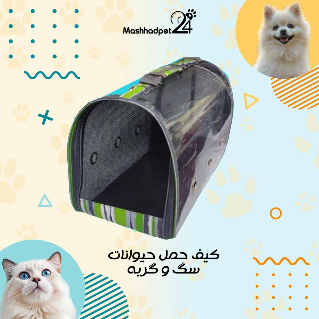 کیف تمام طلق حمل حیوانات کیف حمل حیوانات مدل تمام طلق - تصویر 1